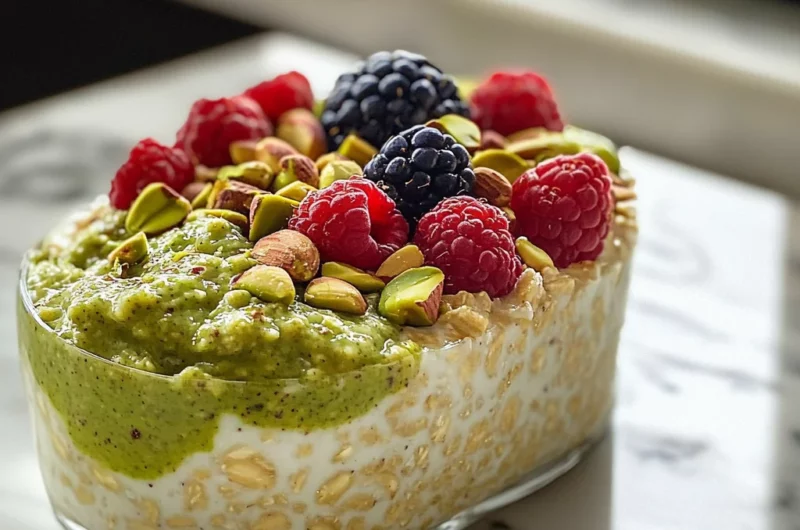 Creamy Pistachio Overnight Oats: Easy Make-Ahead Breakfast Youâll Love